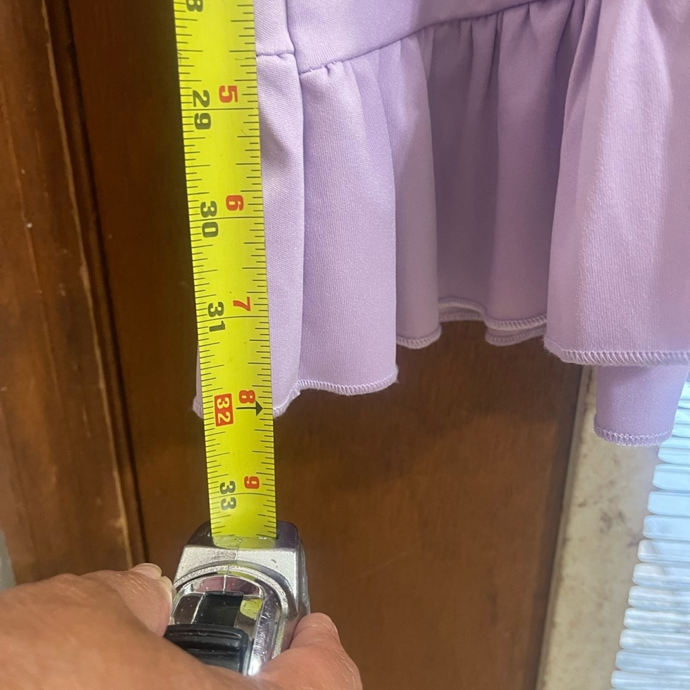 Lavender Ruffle Dress - Picture 4 of 6